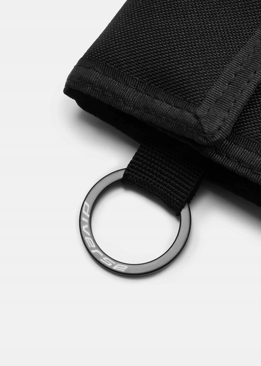 Portfel męski na rzep DIVERSE QUICK 254 Czarny