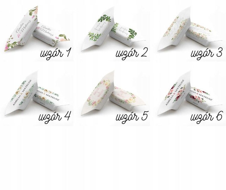 Krówki PERS. podziękowanie na Ślub 1kg