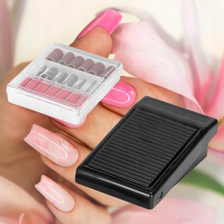 FREZARKA DO PAZNOKCI 65W Do Manicure i Pedicure PROFESJONALNA MOCNA + FREZY