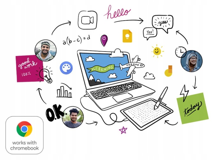 Tablet graficzny One by Wacom M CTL-672N