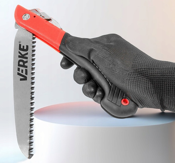 PIŁA DO DREWNA SKŁADANA 180 mm VERKE Piła ręczna do drewna V86539