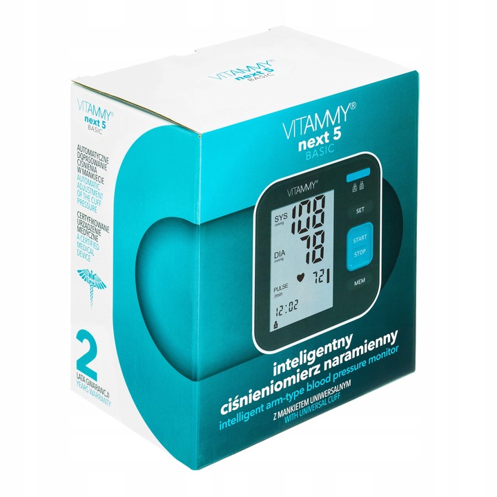 CIŚNIENIOMIERZ NARAMIENNY NEXT 5 BASIC ARYTMIA USB