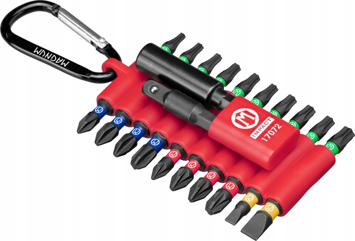 Zestaw bitów udarowych bity udarowe końcówki Magnum PRO mocne 1/4