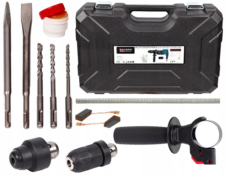 MŁOTOWIERTARKA WIERTARKA UDAROWA UDAR SDS+ 2800W MŁOTO WIERTARKA +