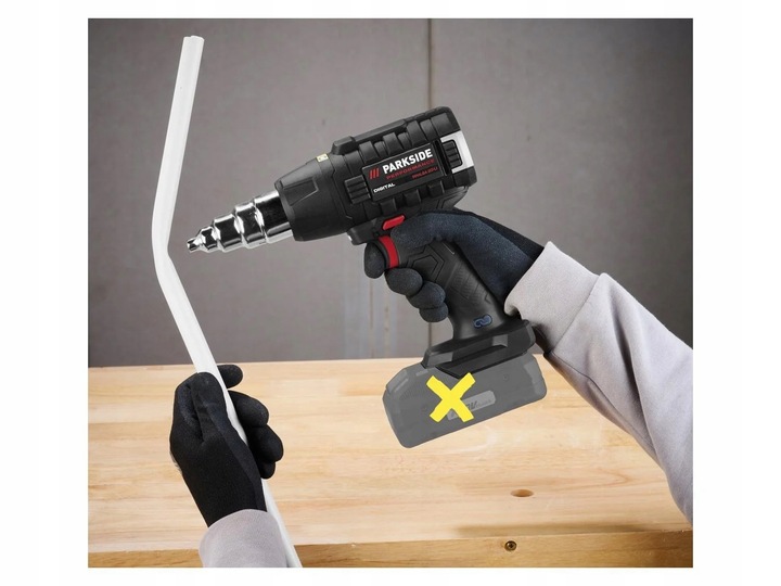 OPALARKA AKUMULATOROWA PARKSIDE PPHLGA A2 20V ZESTAW 3 DYSZE + WALIZKA