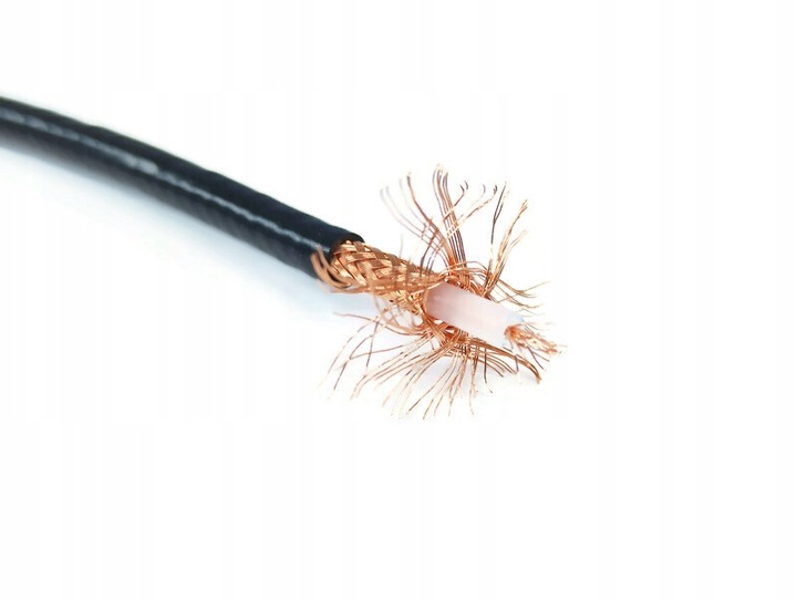 10 metrów SATEC Kabel RG 58 z gęstym oplotem FLEX