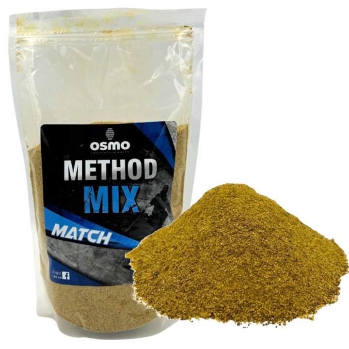 Zestaw 3x METHOD MIX- PRO, GREEN, MATCH zanęta wędkarska METHOD FEEDER OSMO