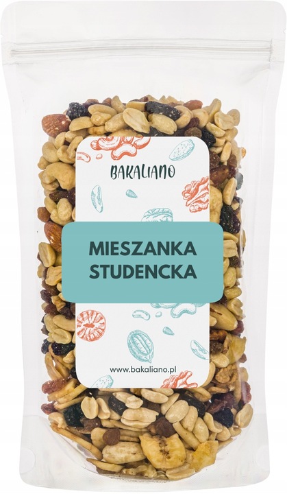 Mieszanka Studencka 1kg - ORZECHY BAKALIE PYSZNE!