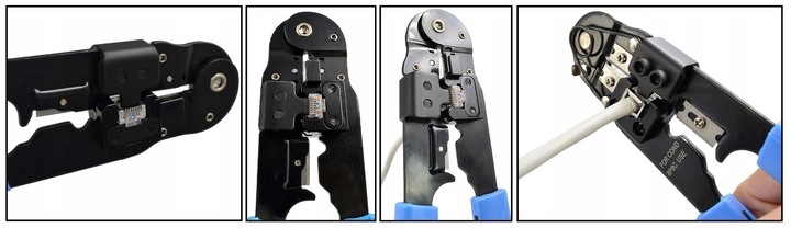 ZACISKARKA DO WTYCZEK WTYKÓW RJ45 RJ-45 ZACISKACZ