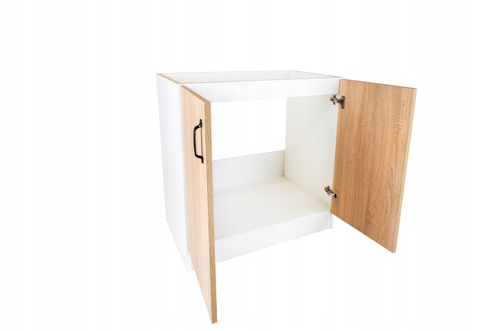 Szafka kuchenna pod zlewozmywak 80cm Lancelot Sonoma Artisan Biała