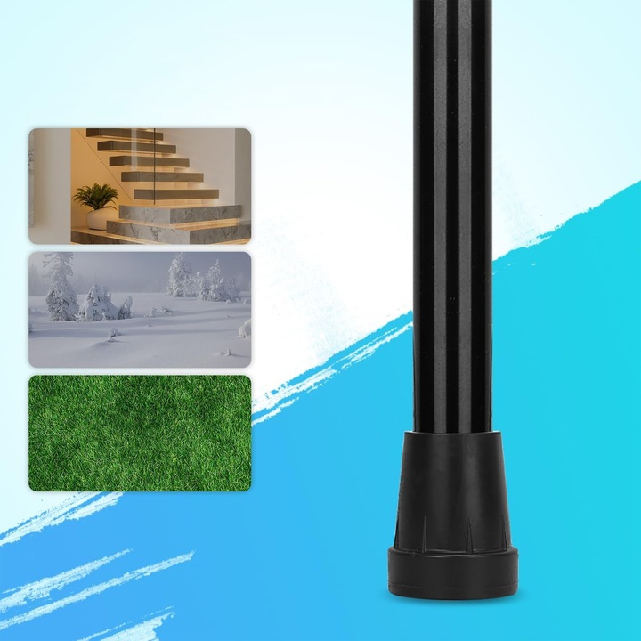 LASKA REGULOWANA TELESKOPOWA DLA SENIORÓW INWALIDÓW DO WPOMAGANIA CHODZENIA