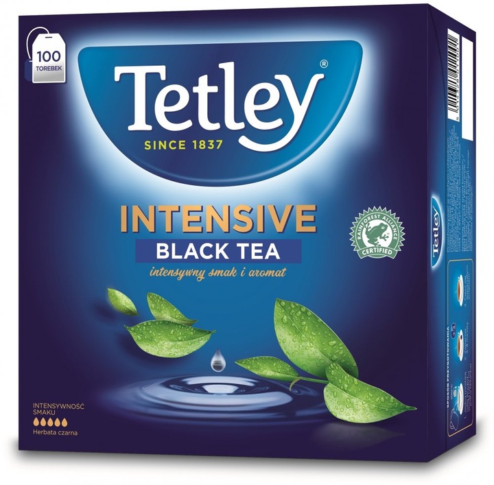 Herbata czarna ekspresowa Tetley 200 g