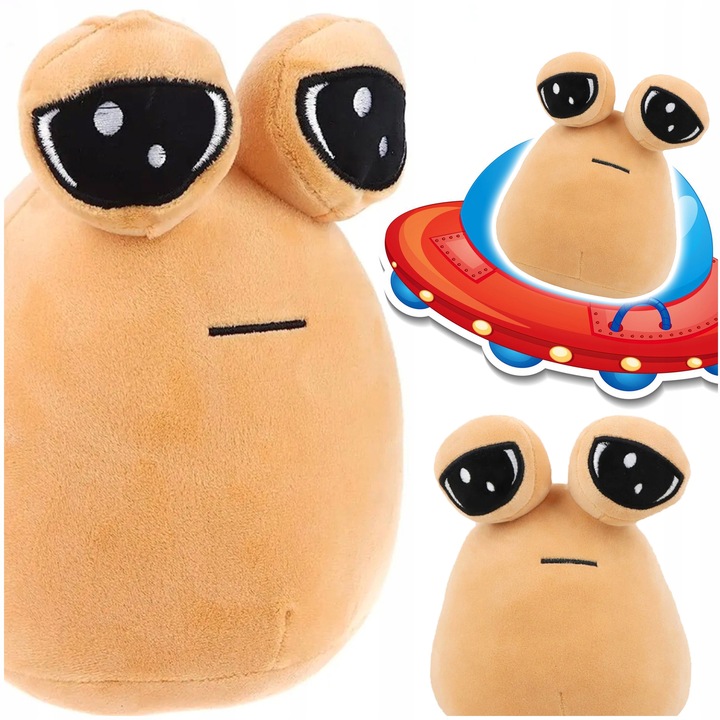 Miś Maskotka Poduszka Pluszowy Miękki Ziemniak Kosmita Przytulanka