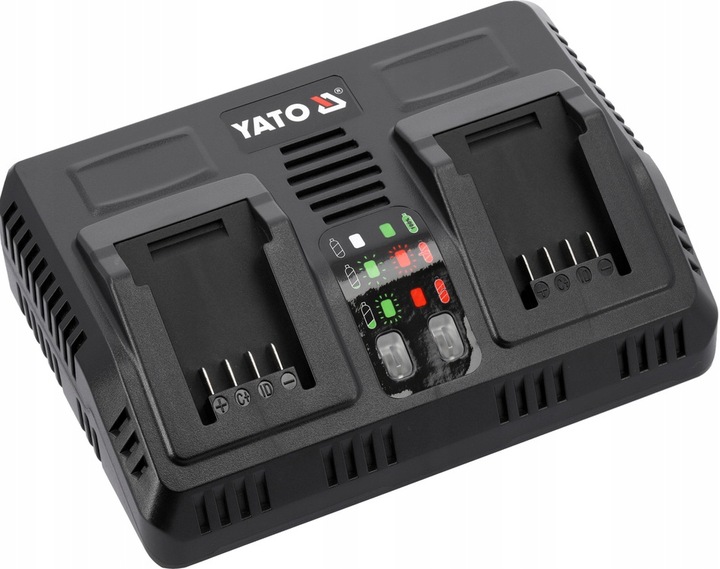 INTELIGENTNA PODWÓJNA ŁADOWARKA 18V (2,4-4,5A) YATO YT-828501