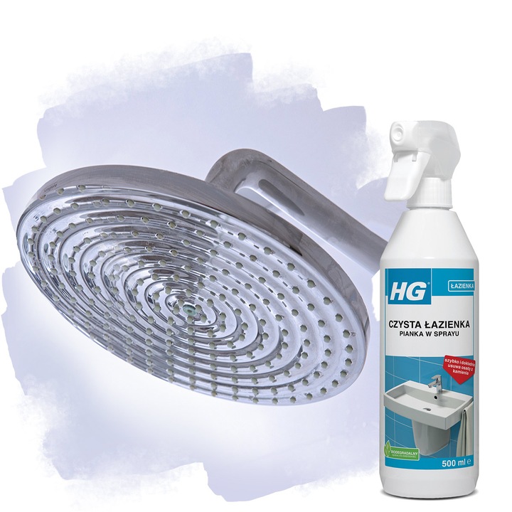 HG pianka spray do czyszczenia łazienki profesjonalny czysta łazienka 500ml