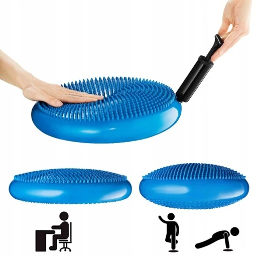 PODUSZKA SENSOMOTORYCZNA DYSK REHABILITACJA POMPKA ZESTAW