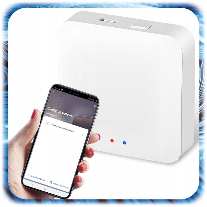 BRAMKA ZigBee 3.0 BRAMA Centrala Centralka SMART LIFE WIFI Centralka