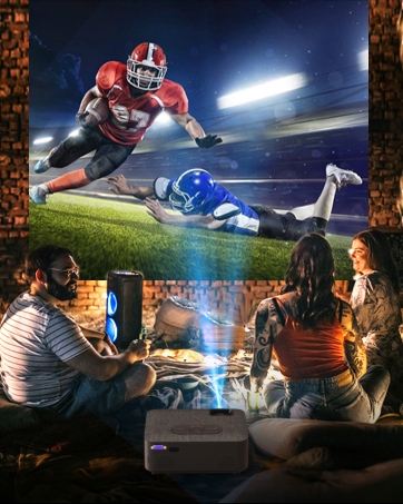 Projektor VL208 mini jest głównie używany do kina domowego