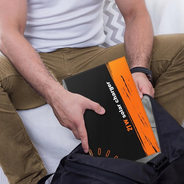 ŁADOWARKA SOLARNA 5V PANEL SOLARNY SŁONECZNY 21W