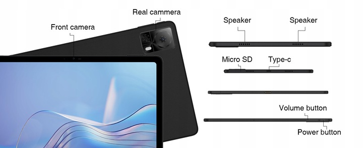 DOOGEE T20S Tab 15GB/128GB 10.4" Tablet,Android 14 7500mAh 1TB GPS WIFI SIM