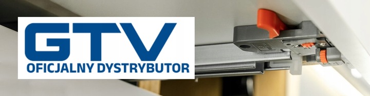 PROWADNICE DO SZUFLAD CICHY DOMYK GTV 500 Modern Slide PEŁEN