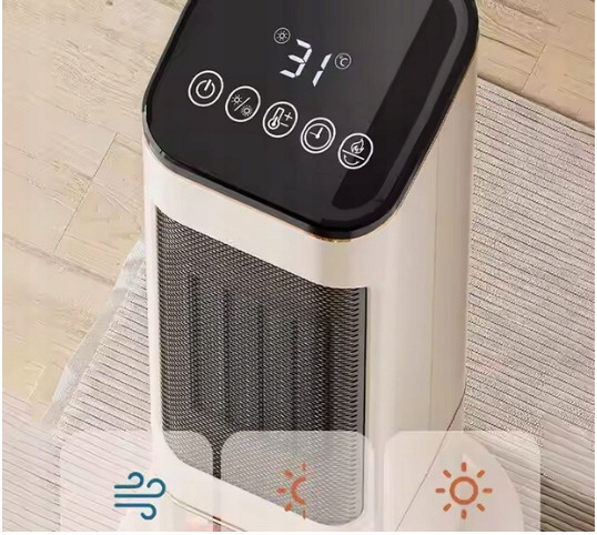 Grzejnik Wentylator podłogowy Farelka 2000W MOCNY TERMOWENTYLATOR 2W1 3D