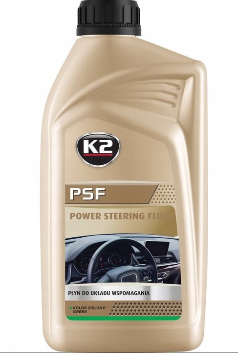 K2 PSF Płyn do układów wspomagania 1L zielony