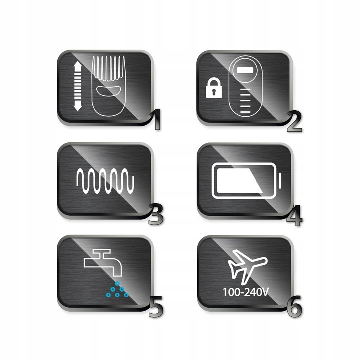 Maszynka do strzyżenia włosów Braun HC5310 +nasadka regulowana -