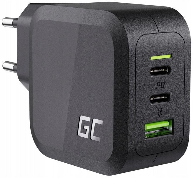 ŁADOWARKA GC POWERGAN 65W QC 3.0 + KABEL GC RAY USB-A/USB-C 200CM