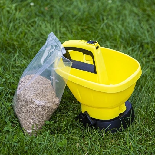 SIEWNIK do NAWOZU TRAWY poplonów 2,7L ręczny z regulacją