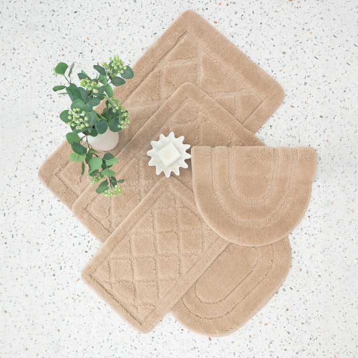 DYWANIK ŁAZIENKOWY ANTYPOŚLIZGOWY DUŻY MIĘKKI CHŁONNY DO PRANIA