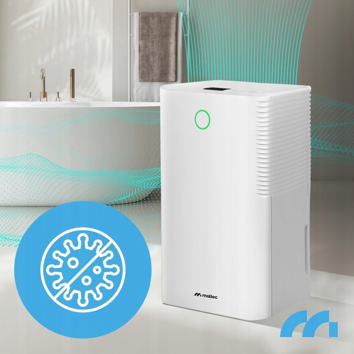 WYDAJNY OSUSZACZ POWIETRZA POCHŁANIACZ WILGOCI CICHY WiFi TIMER