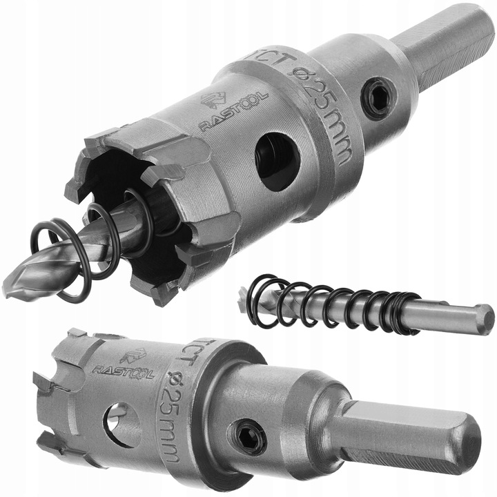 WIERTŁO DO METALU OTWORNICA KORONKA WIDIOWA INOX STAL 25MM WĘGLIK