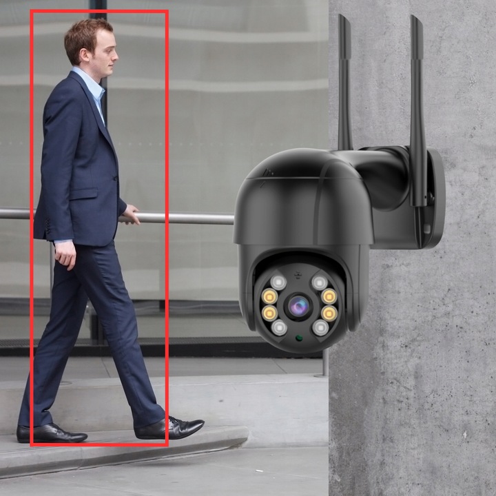 KAMERA WIFI IP SMART OBROTOWA 4MP QUAD HD MONITORING ZOOM 4X DETEKCJA ICSEE