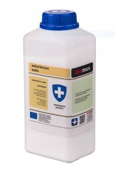 ASKORBINIAN SODU gat. czysty Witamina C 1kg BIOMUS