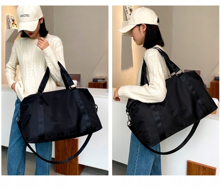 Torba Sportowa do samolotu bagaż XL Treningowa Duża Fitnes podręczny podróż