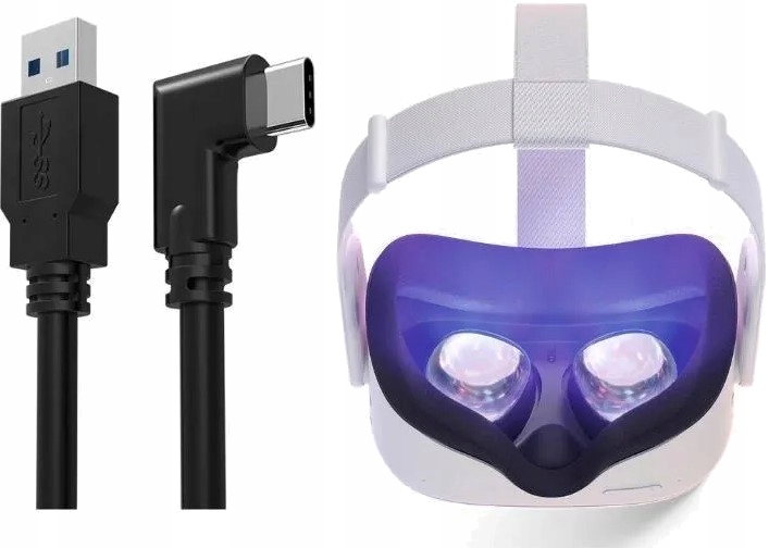 KABEL 5m do OCULUS LINK SteamVR QUEST 1 QUEST 2 QUEST 3 + GRATIS *JAKOŚĆ*