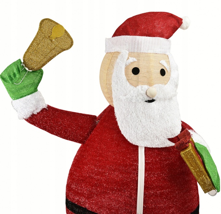 ŚWIĘTY MIKOŁAJ OZDOBA 180 cm 200 LED IP44 TIMER