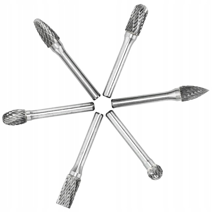 FREZY TRZPIENIOWE DO METALU DREWNA RZEŹBIENIA WĘGLIK WOLFRAMU PILNIKI