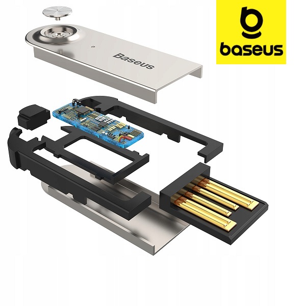 BASEUS TRANSMITER ADAPTER ODBIORNIK AUDIO BLUETOOTH AUX DO SAMOCHODU