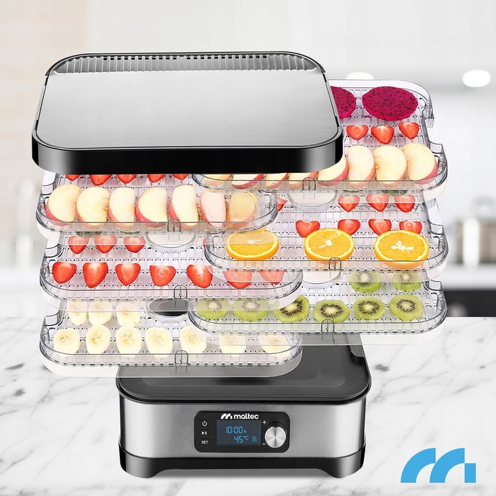 DUŻA SUSZARKA DO GRZYBÓW OWOCÓW WARZYW SPOŻYWCZA 6 SIT MOCNA 450W