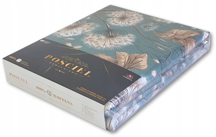 Komplet Pościeli 220x200cm Bawełniany w Kwiaty Polska 100% Bawełna wzór 235