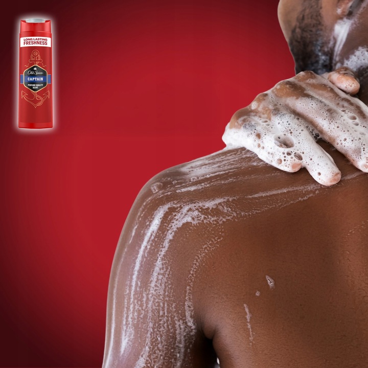 Old Spice Captain Żel męski pod prysznic i szampon 3w1, 6 x 400ml