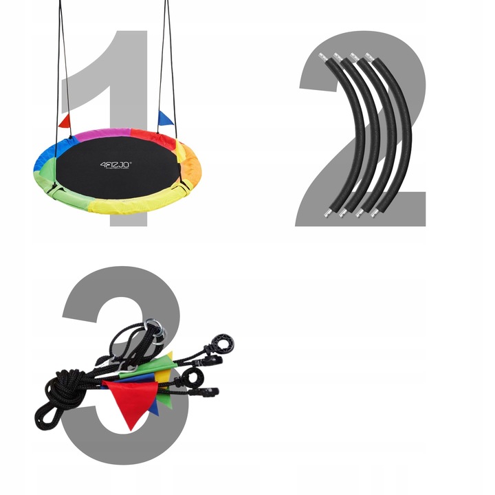 WYTRZYMAŁA HUŚTAWKA DLA DZIECI MOCNA DUŻA DZIECIĘCA BOCIANIE GNIAZDO L