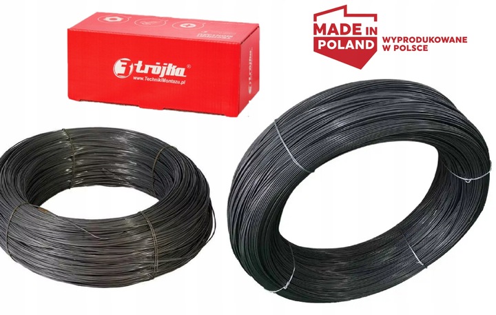 DRUT WIĄZAŁKOWY ZBROJENIA WIĄZANIA fi 1.2 550m 5kg