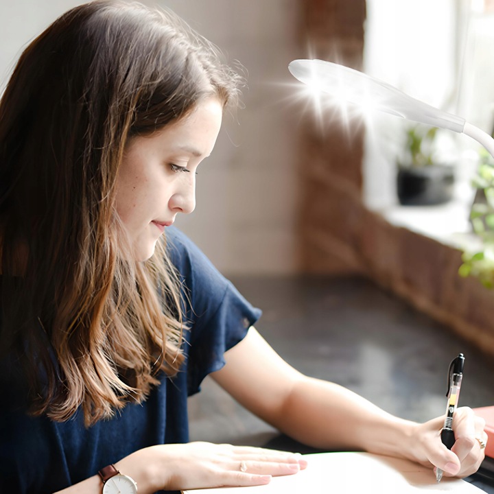 LAMPKA BIURKOWA LED NA BIURKO LAMPA 256 KOLORÓW RGB DO NAUKI DOTYKOWA