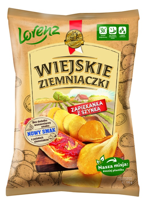 Zestaw Chipsy Wiejskie Ziemniaczki MIX 6+1 Gratis (7x130g)