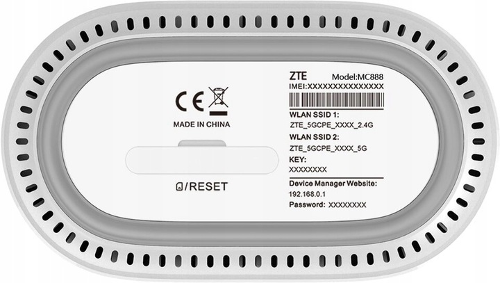 ZTE MC888 5G Router na kartę SIM 5G 4G LTE Wi-Fi 6 Bridge Zaplombowany PL