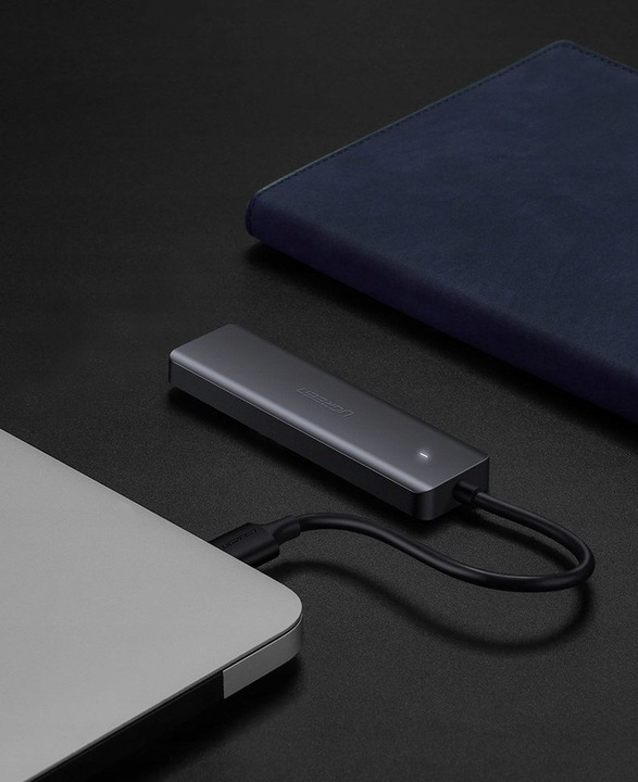 UGREEN HUB ROZDZIELACZ ADAPTER USB-C TYP-C NA 4x USB 3.0 TRANSFER DO 5 Gbps