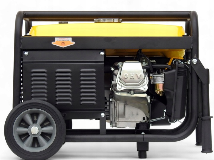 AGREGAT PRĄDOTWÓRCZY 5200W generator prądu GROM POLSKA MARKA +KOŁA, AVR+